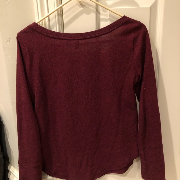 Urban Outfitters, BDG red knitted long sleeve top - Picture 2 of 4
